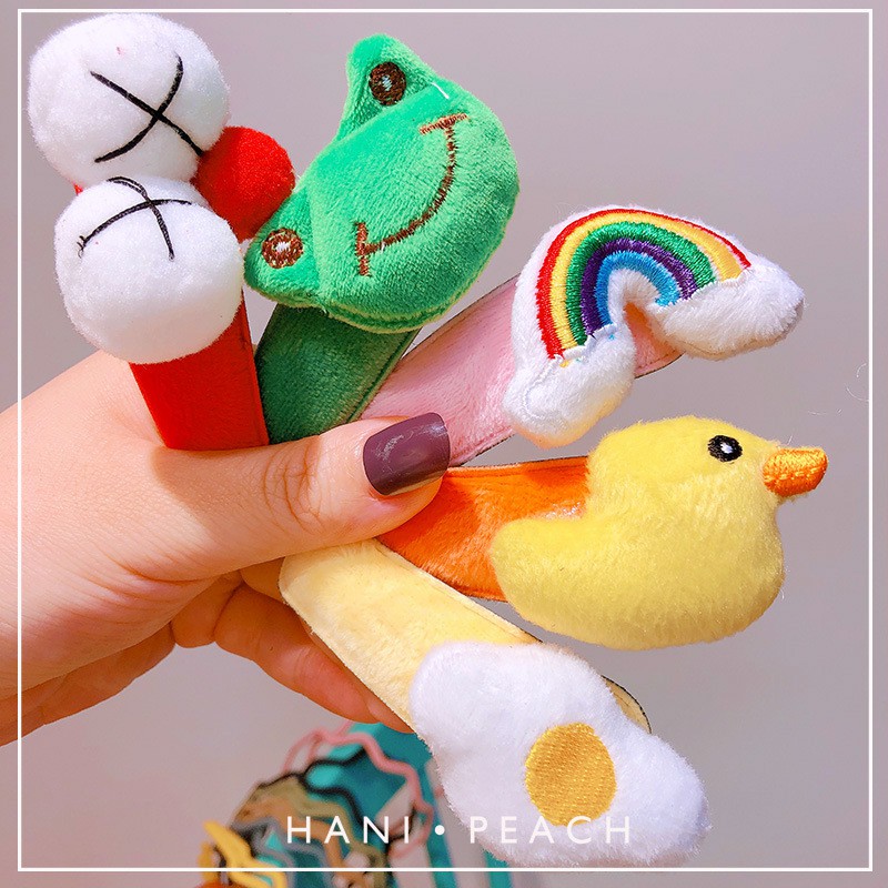 Kẹp tóc nhồi bông siêu xinh - UniLabel