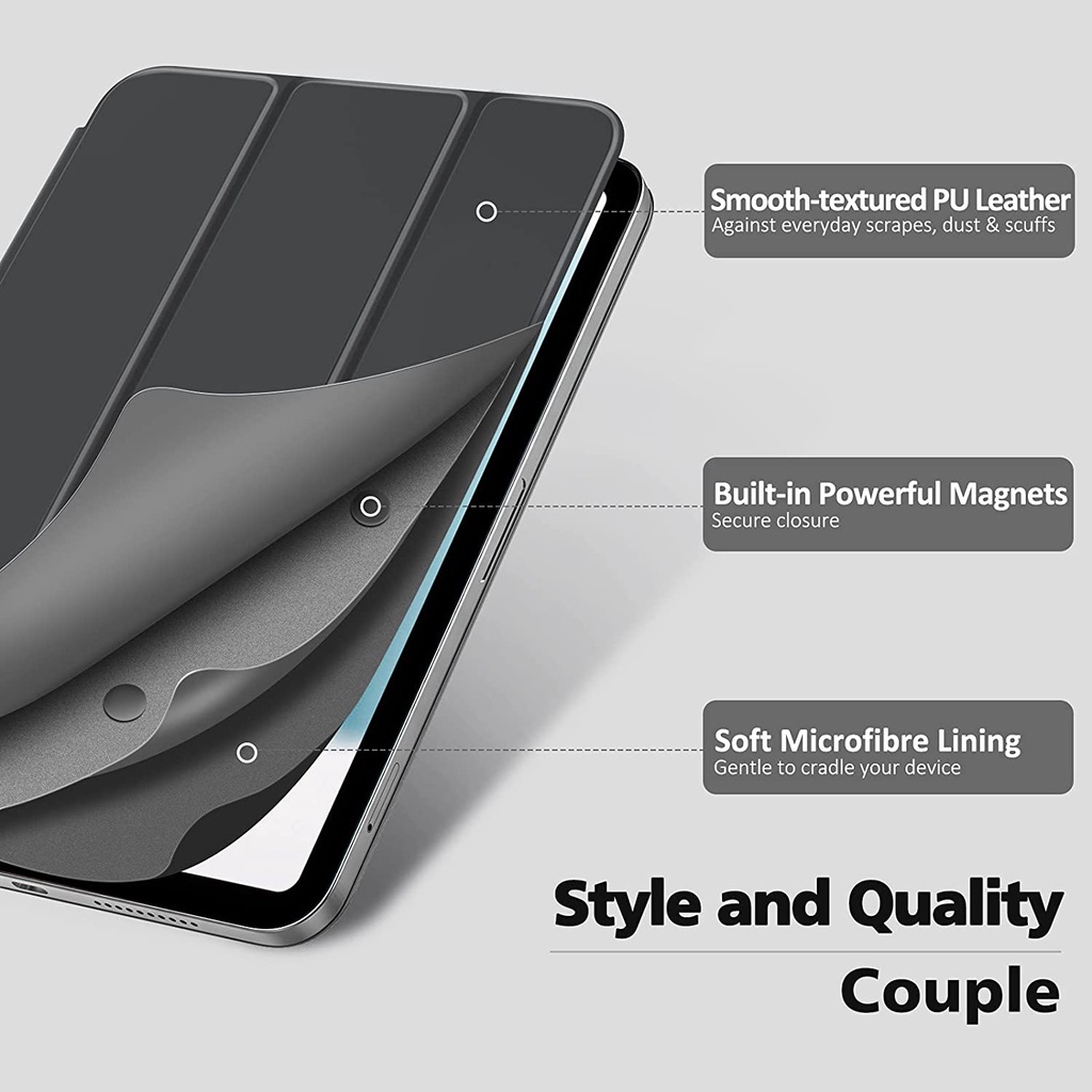 Bao Da Pu Máy Tính Bảng Nam Châm Thông Minh Cho Ipad Mini 6th Gen 8.3 &quot;2021 Ốp