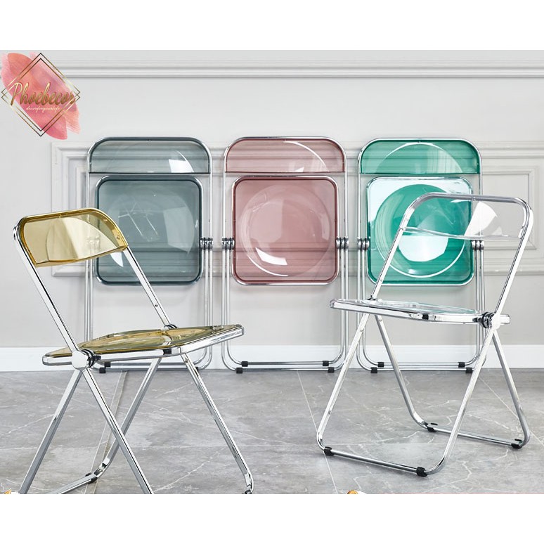 Ghế xếp inox bề mặt nhựa acrylic cao cấp - PB18
