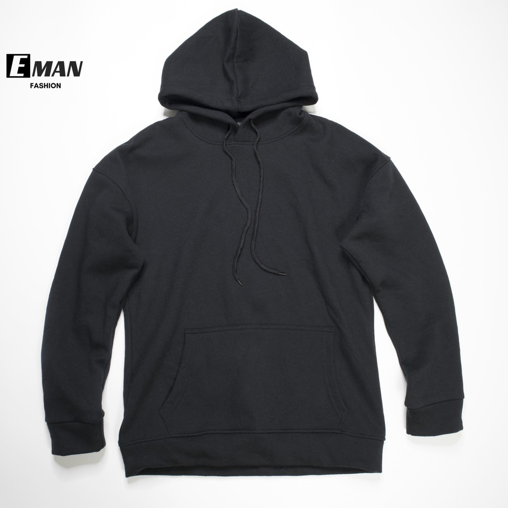 Áo Hoodie Nam Vải Nỉ Cotton Dài Tay Form Rộng Đẹp 1 Màu Trơn Đen Trắng Xanh Xám Đủ Màu Đủ Size M L XL 2XL | BigBuy360 - bigbuy360.vn