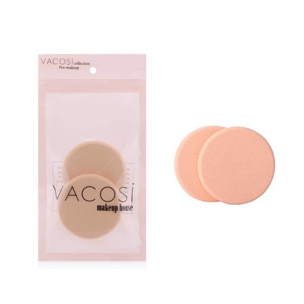Bông Phấn Ướt Vacosi (2 miếng)