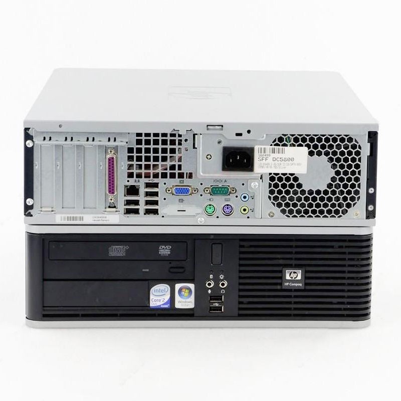 Máy tính HP DC 5800 SFF (Core 2 Duo E7500, Ram 2GB, HDD 160GB) + LCD Dell 19.5 inch - Hàng Nhập Khẩu