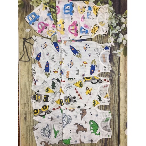 Xả kho!!! Bộ ba lỗ cotton giấy