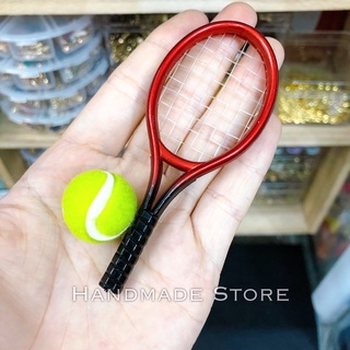 Mô hình Set vợt + bóng tennis