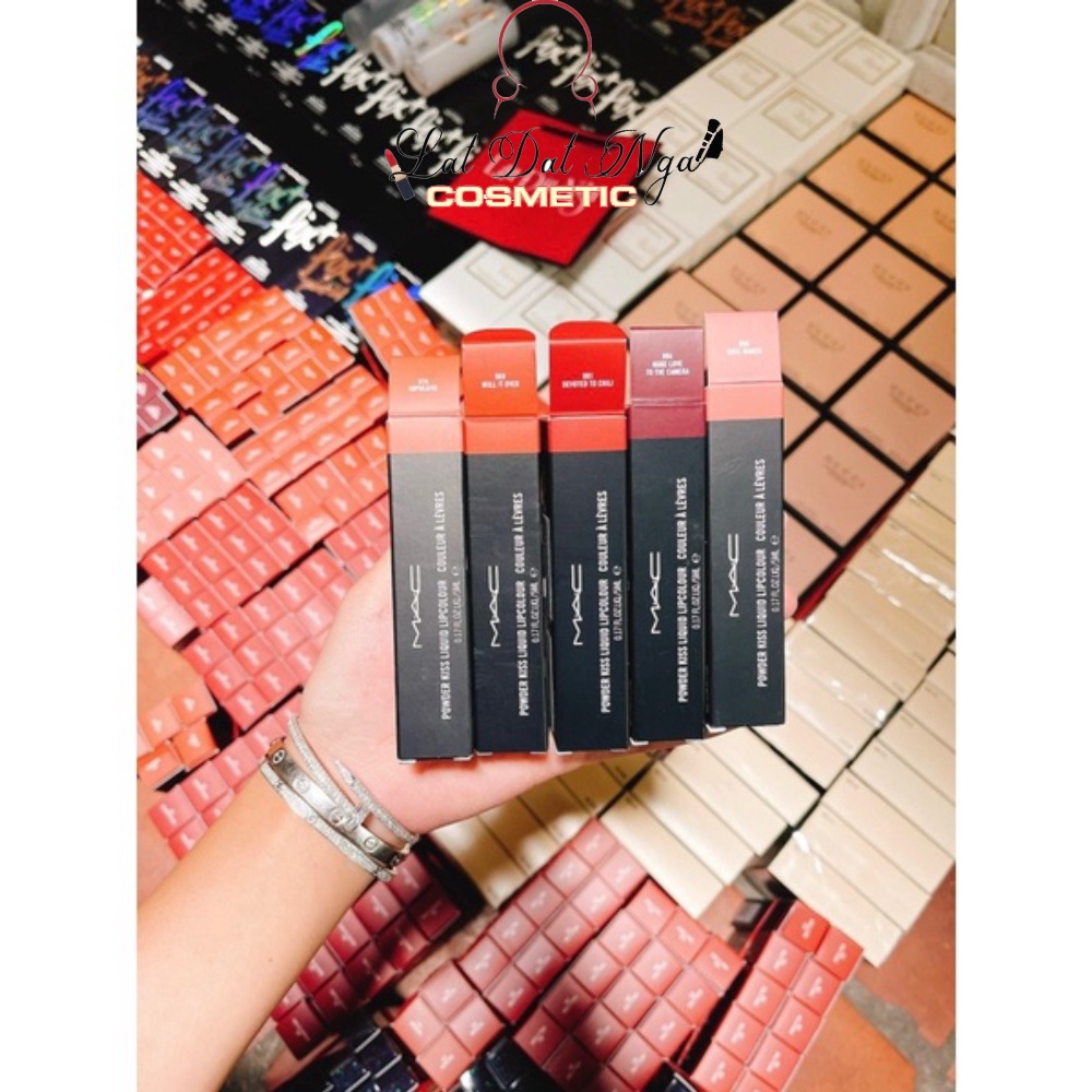 . Son Mac Powder Kiss Liquid - Đủ Màu - Son Mac Kem 973.974.979.982.989.991995.997.998