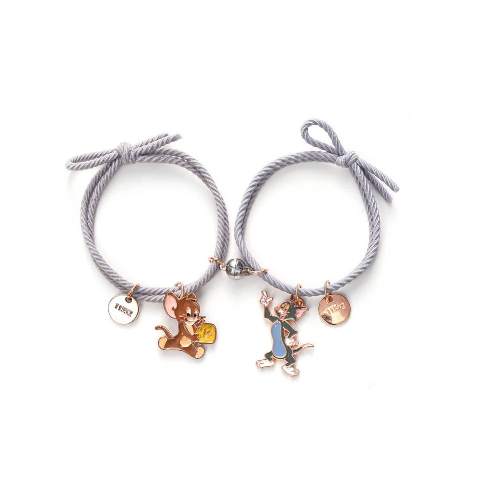 Set vòng tay nam châm dễ thương cho cặp đôi