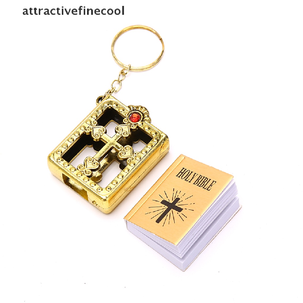 Móc Khóa Hình Quyển Sách Kinh Thánh Mini Dễ Thương