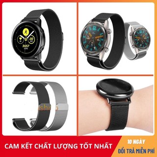 Dây kim loai, dây Milanese , dây thép lưới size 20mm/ 22mm cho Samsung Watch Active , Galaxy Watch 42mm.....