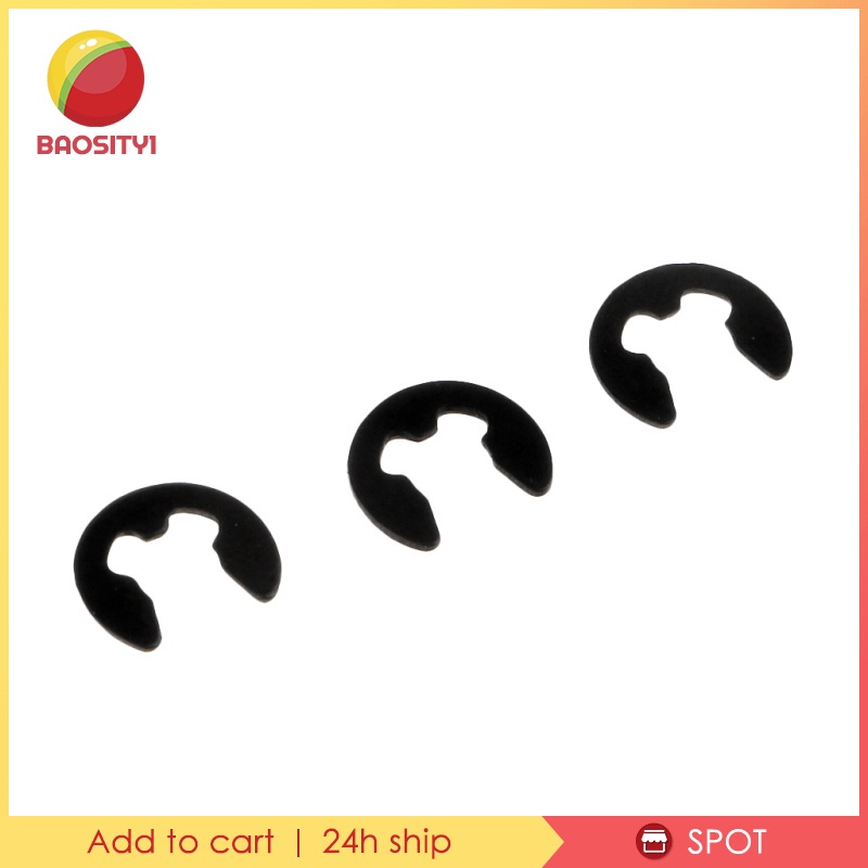 Bộ 30 Kẹp 02037 E-Clip 2.5mm Cho Mô Hình Xe Điều Khiển Từ Xa HSP 1 / 10