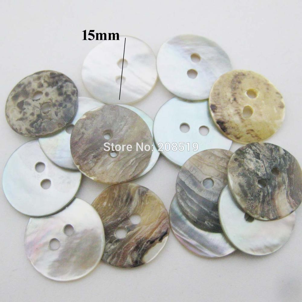 Set 30 Cúc Áo Hình Vỏ Sò Nhiều Kích Cỡ