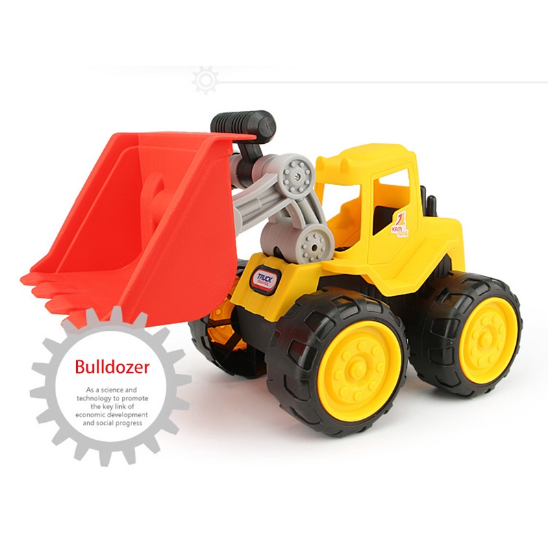 Mô Hình Xe Tải Xúc Đất Cỡ Lớn Chất Liệu Dày Dặn Độc Đáo Chống Rơi Cho Bé Trai