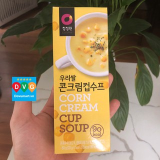 Súp kem ngô ăn liền chung jung one hàn quốc 60 gram - corn cream cup soup