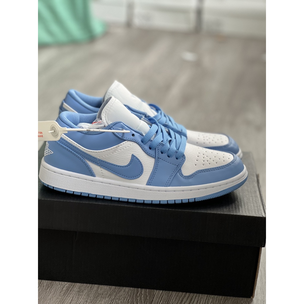⚡️GIÁ SỐC⚡️[Ảnh thật do shop tự chụp 100%] Giày Jordan Low 1 xanh trắng hàng chuẩn | BigBuy360 - bigbuy360.vn