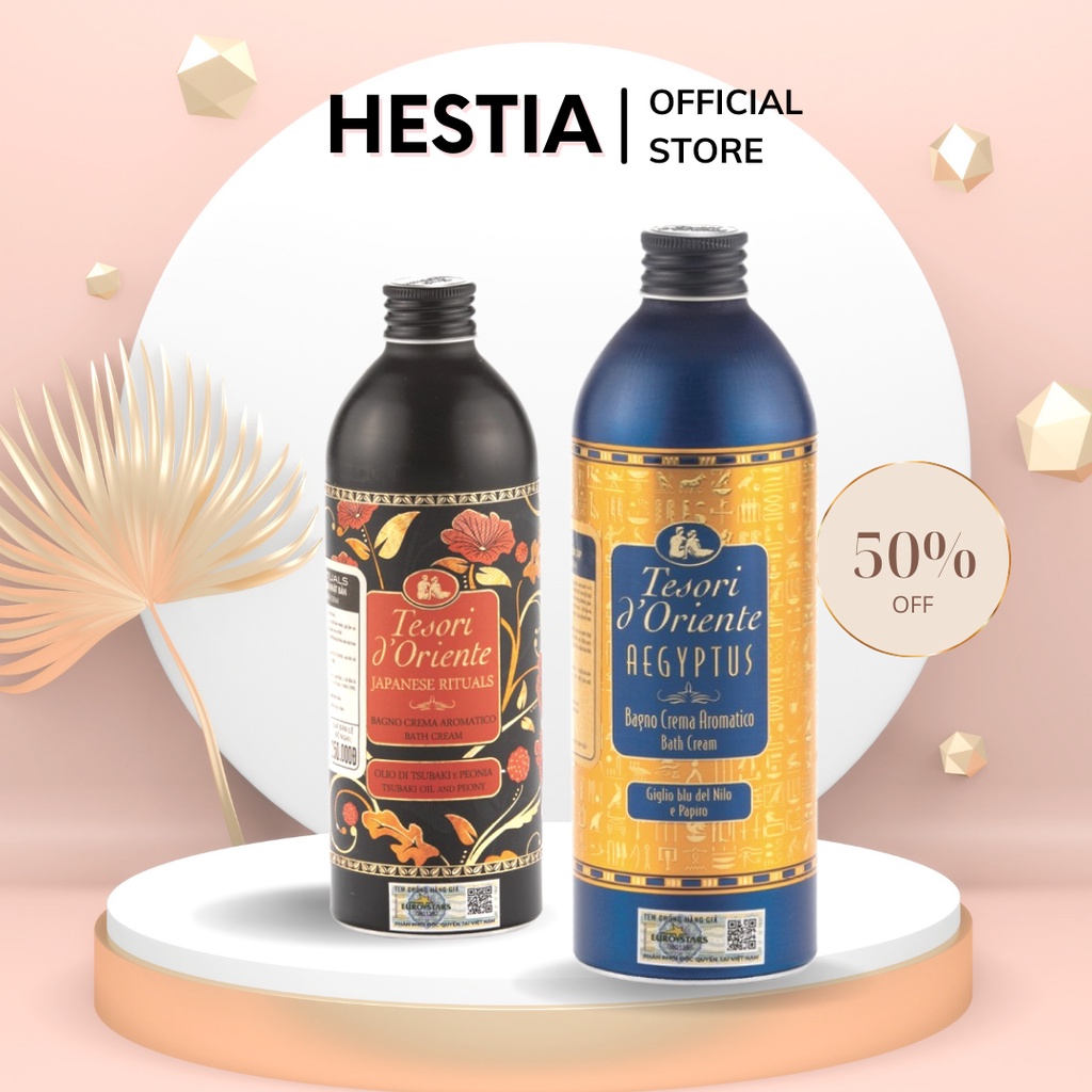 Sữa tắm tesori dưỡng ẩm 500ML Tesori D’Oriente chính hãng chăm sóc sắc đẹp Hestia