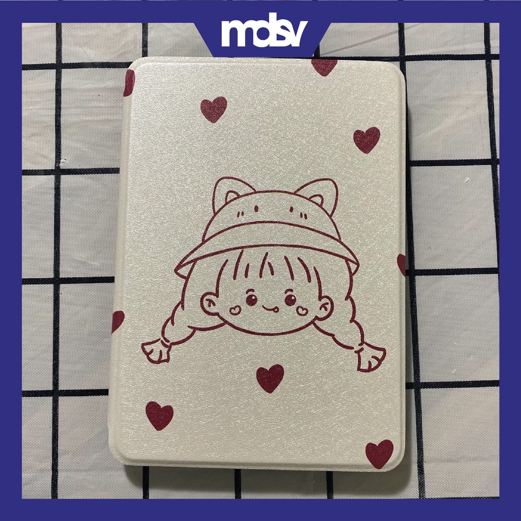 Bao da cover cho máy đọc sách Kindle Paperwhite 1,2,3,4 và Basic 2019 SILICON họa tiết xinh xỉu | NHÓM 4 |