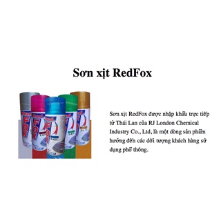 Sơn xịt Sơn Phun Redfox – Nhập khẩu Thái Lan