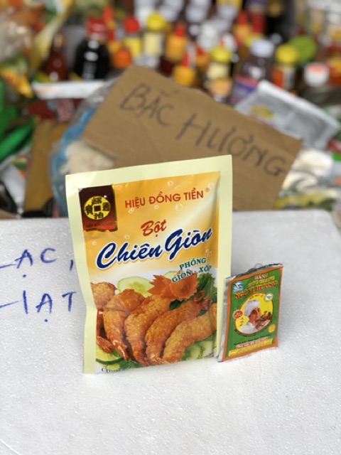 [DATTE MỚI] BỘT CHIÊN GIÒN HIỆU ĐỒNG TIỀN 150G- HÀNG CHUẨN CÔNG TY - TẶNG 1 GÓI NGŨ VỊ HƯƠNG