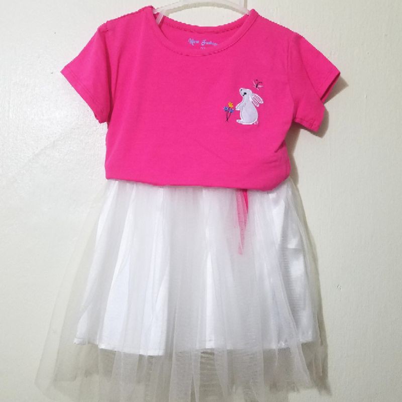 Áo cộc tay bé gái chất cotton co dãn 4 chiều mát đẹp