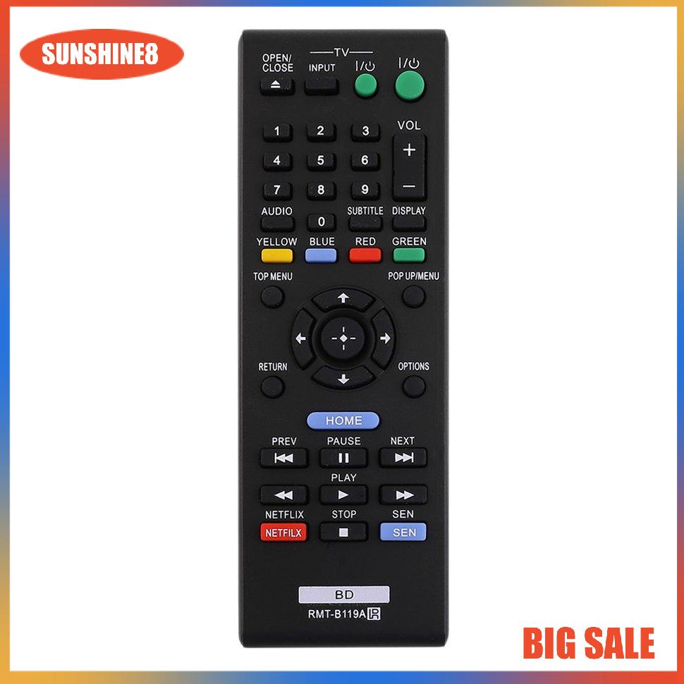 【SUN】Blue-Ray DVD Player Replacement Remote Control For Sony BDP-BX110/BDP-BX310