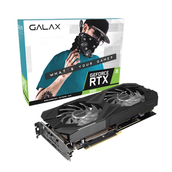 VGA Galax RTX 3060 12G GDDR6 (1-Click OC) (GeForce RTX™ 3060 (1-Click OC)