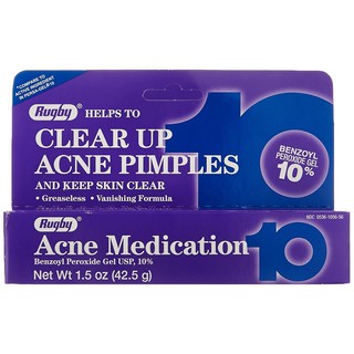 Kem ngăn ngừa mụn rugby clear up acne pimples acne medication 42.5g chính hãng bill mỹ