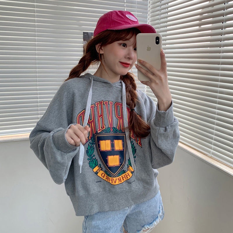 Spring and autumn 2020 new Korean version Harajuku harbor style Striptease wear for girls