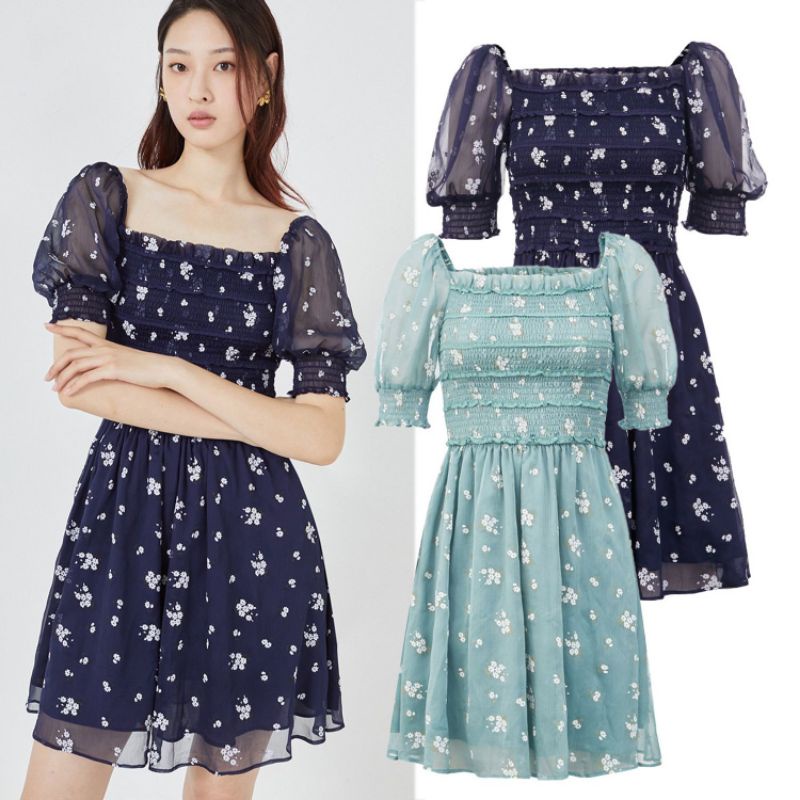 Váy đầm Vero moda hoa auth