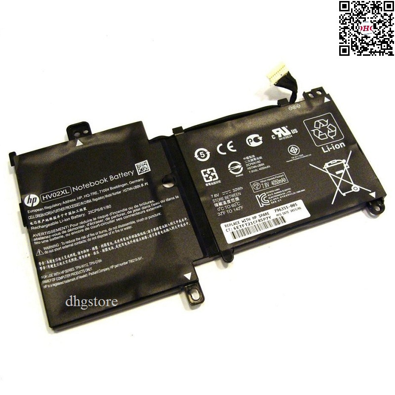 Pin laptop HP Pavilion X360 11-K, 11-K013CL, 11-K048TU, HV03XL, HSTNN-LB6P, TPN-W112, TPN-Q164, 796219-421