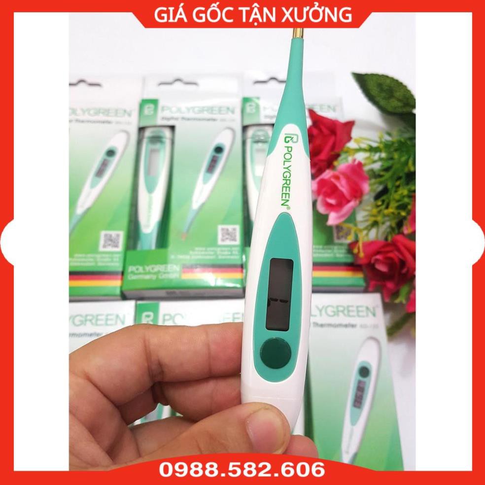 Nhiệt Kế Điện Tử Đầu Mềm Polygreen - Đo Nhanh, An Toàn, Không Thấm Nước - 6948581913309