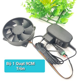 Bộ Quạt Hút Mùi, Tản Nhiệt, Quạt Máy 12V 9CM Cho Máy Tính, Thú Cưng