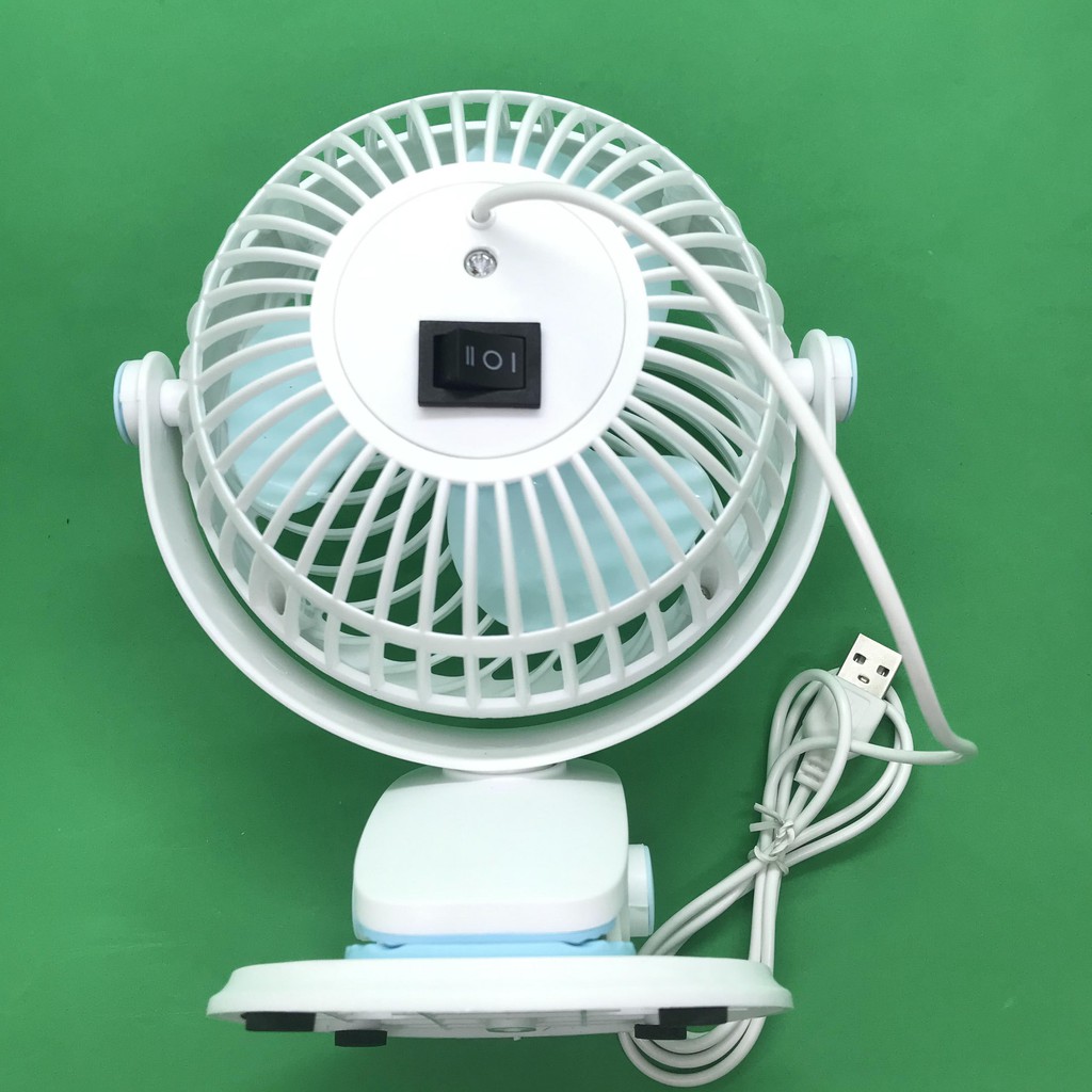 Quạt Tích Điện Kẹp Bàn , Quạt Mini Kẹp Bàn Cực Mát Xoay 720 Độ Kẹp Chắc Chắn Cho Dân Văn Phòng (Kèm Quà Tặng) | BigBuy360 - bigbuy360.vn