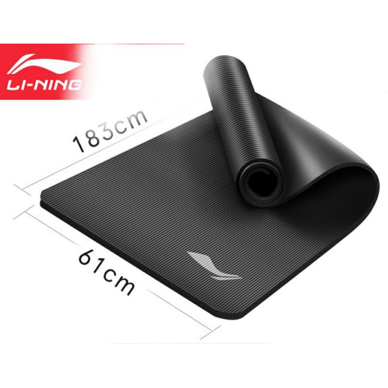 Thảm Tập Yoga Li ning  Chính Hãng Chất Liệu Caosu Non Mềm Mại Chống Trơn Trượt