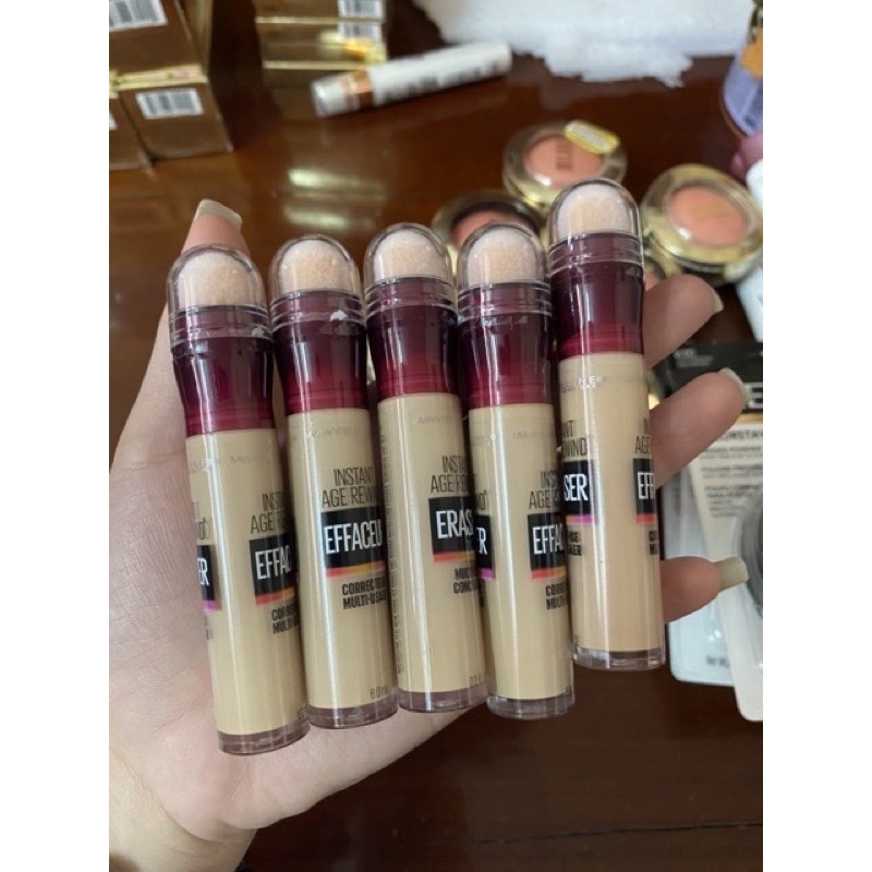 BÚT CHE KHUYẾT ĐIỂM QUẦNG THÂM + BỌNG MẮT MAYBELLINE INSTANT AGE REWIND ERASER MULTI-USE CONCEALER.