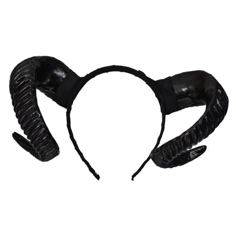 Cài Tóc Hình Sừng Cừu Phong Cách Gothic Cho Nữ