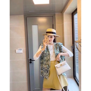 Áo ghile len đan ánh kim