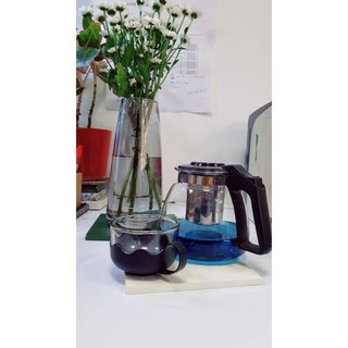 Bộ lọc trà cafe 4 chén 1 ấm thủy tinh