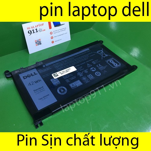 pin laptop dell vostro 14 5468 15 5568 5471 5481 5581 pin kiểu dẹt lắp trong laptop dell mã pin WDX0R