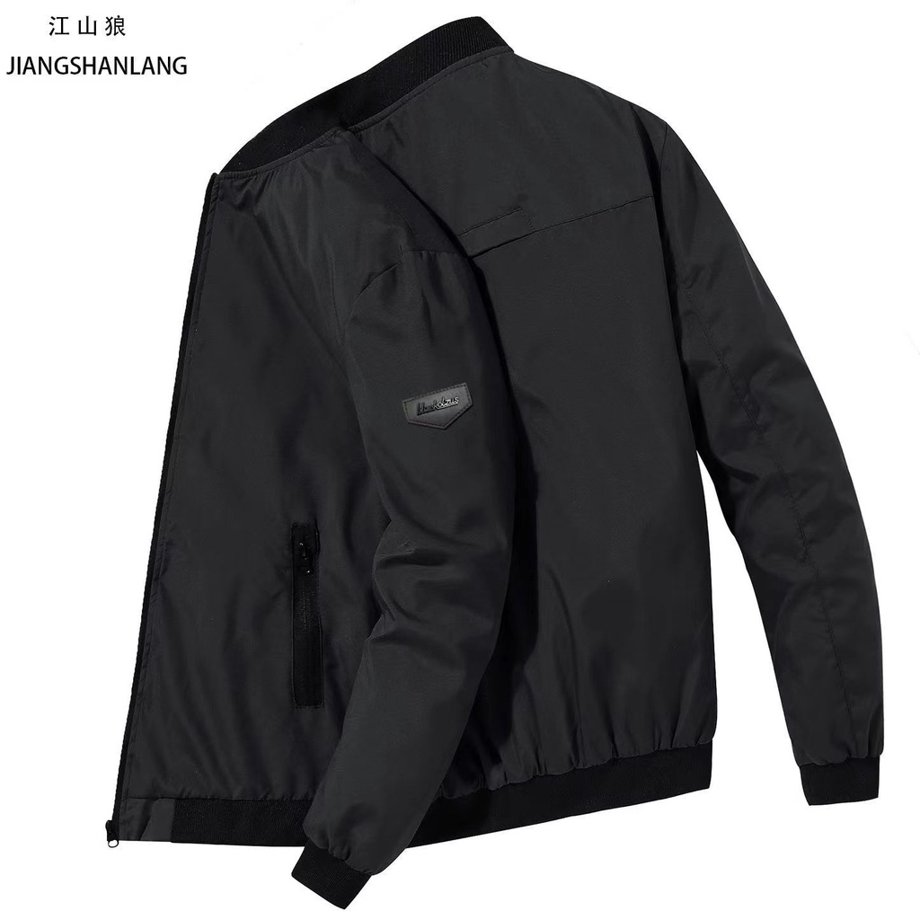 M-5XL Áo khoác bomber form rộng vải hai lớp chống gió thời trang cao cấp Hàn Quốc bigsize cho nam và nữ 100KG
