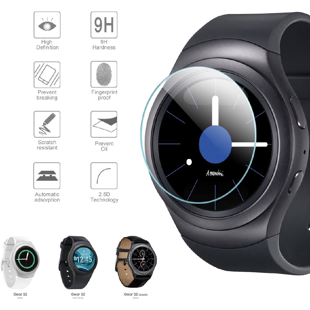 Kính Cường Lực Bảo Vệ Màn Hình Đồng Hồ Samsung Gear S2