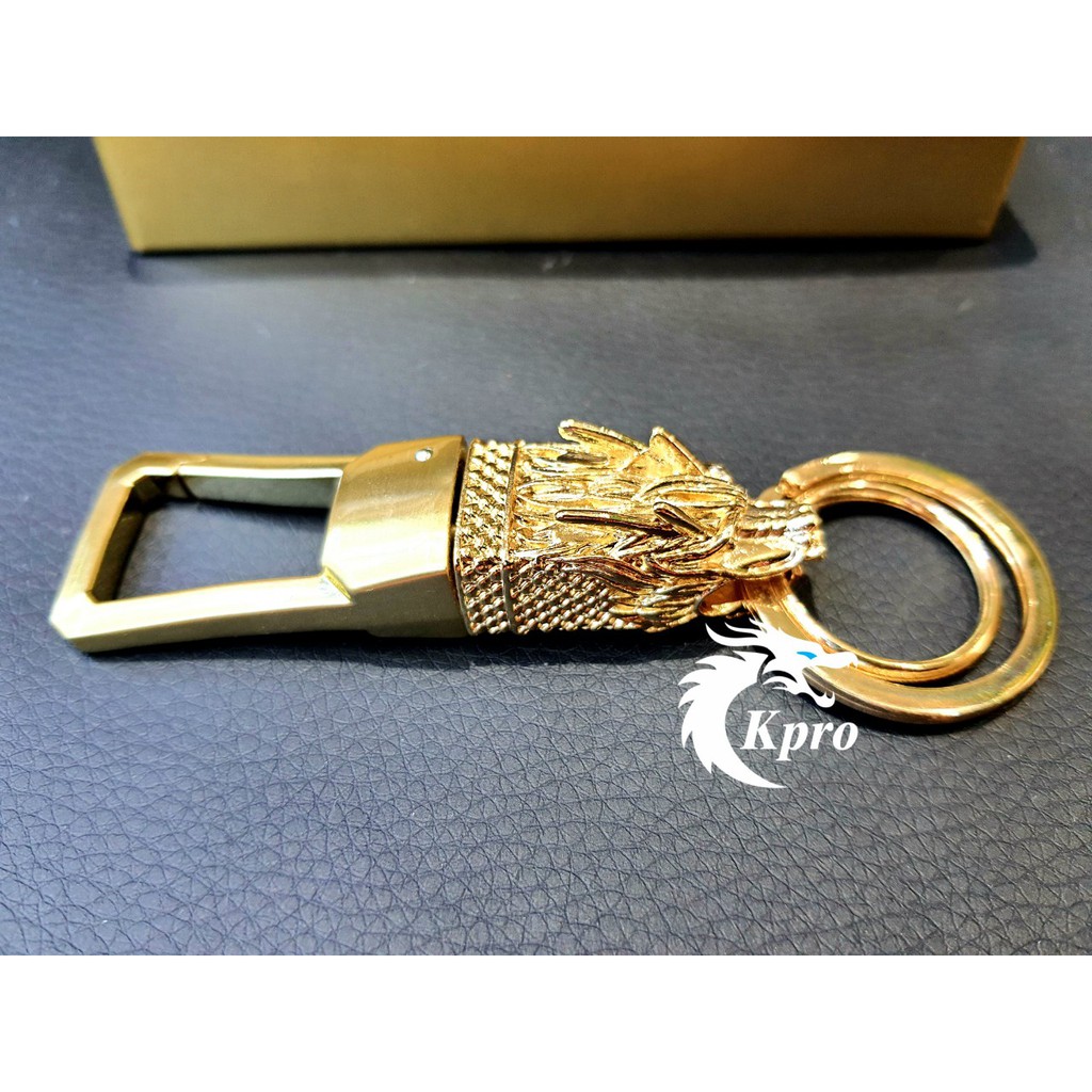 Móc khoá ô tô, xe máy có móc thắt lưng đầu rồng, tỳ hươu - Hàng Kpro chất lượng cao