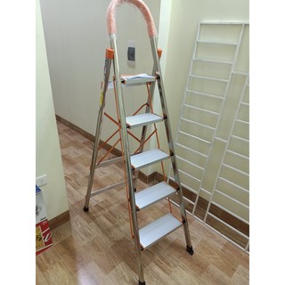 Thang nhôm ghế gia đình NiNDA 5 bậc chính hãng giá rẻ