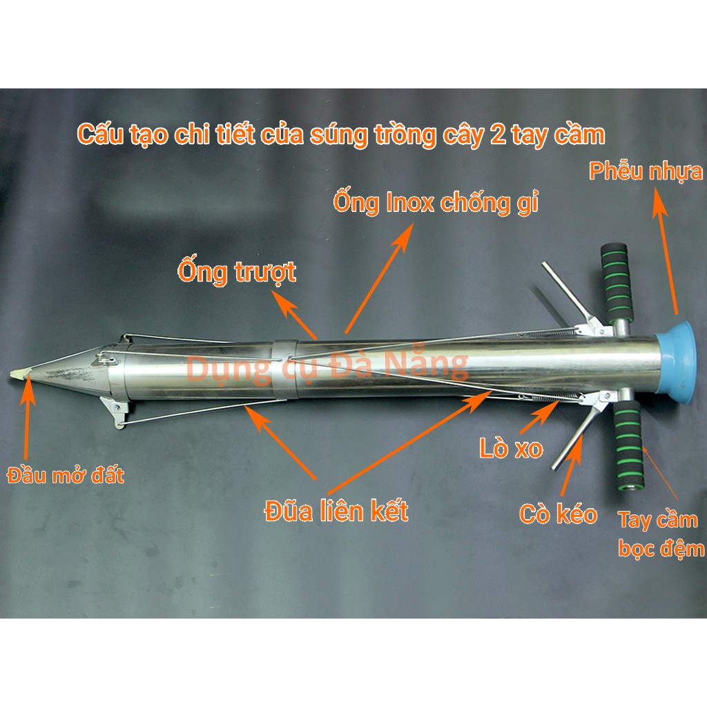 Súng trồng cây 2 tay cầm