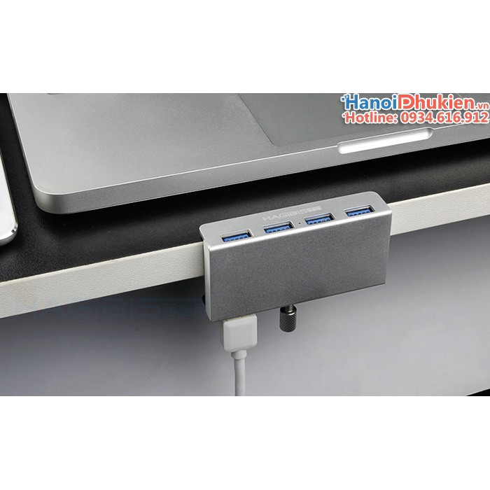 Bộ chia USB 3.0 - 1 ra 4 Hagibis chuyên dùng cho iMac