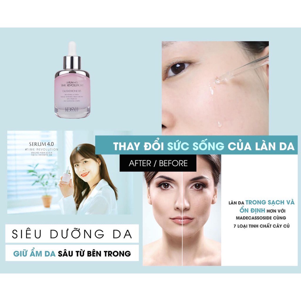 SERUM 4.0 KOSXU Tặng son kem lì Kosxu 💝FREESHIP💝