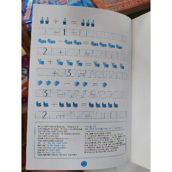 Sách - Vở bé tập tô Chữ số (Chuẩn bị cho bé vào lớp 1)
