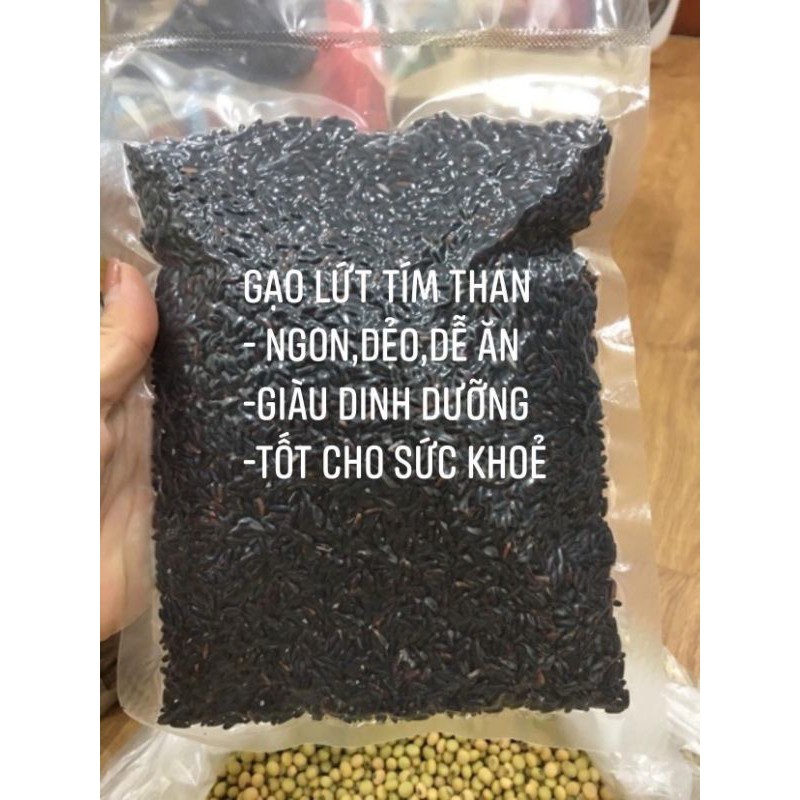 Gạo lứt đen dẻo Điện Biên dành cho thực dưỡng EAT CLEAN 0,5 KG-1KG