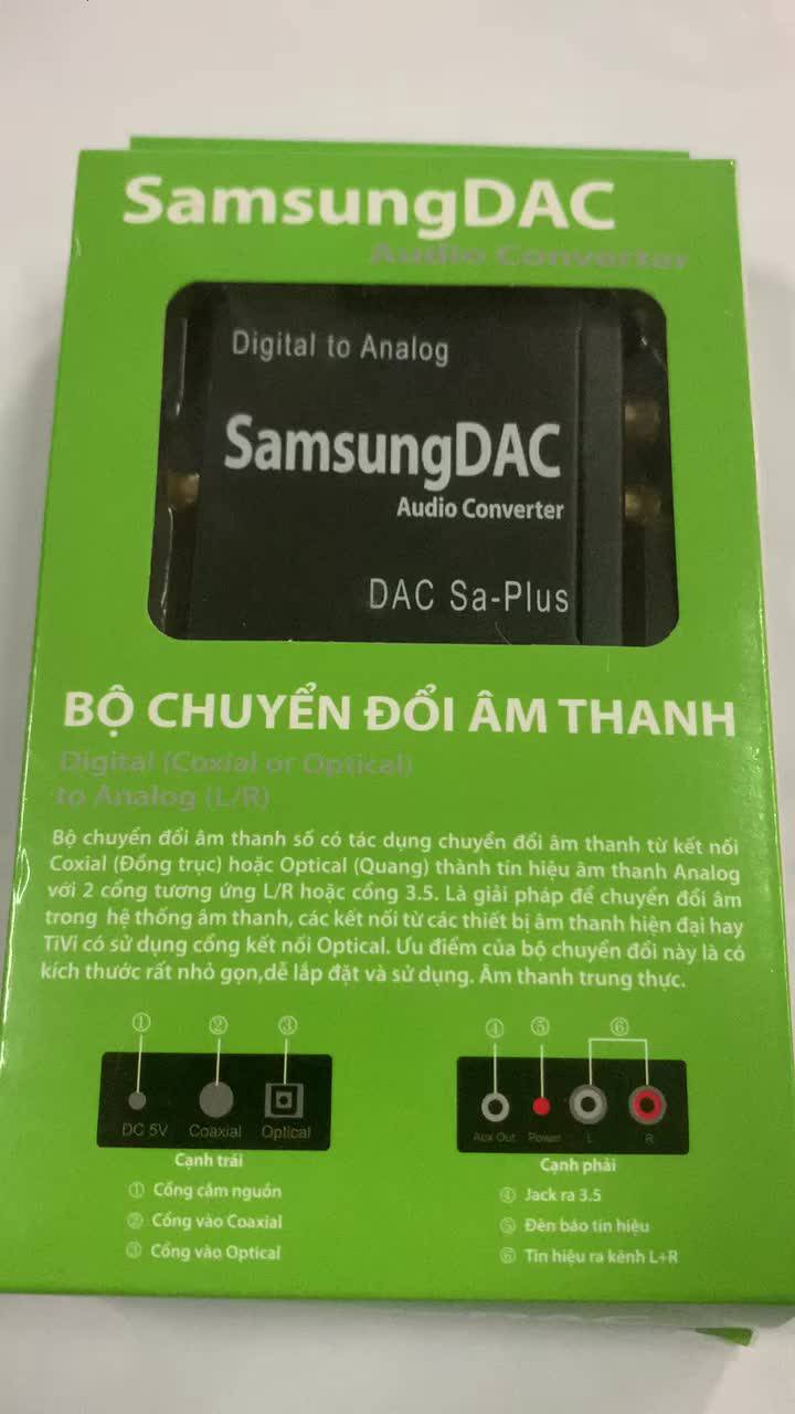 Bộ chuyển đổi âm thanh Digital ra Optical sang Analog Sam sung | BigBuy360 - bigbuy360.vn