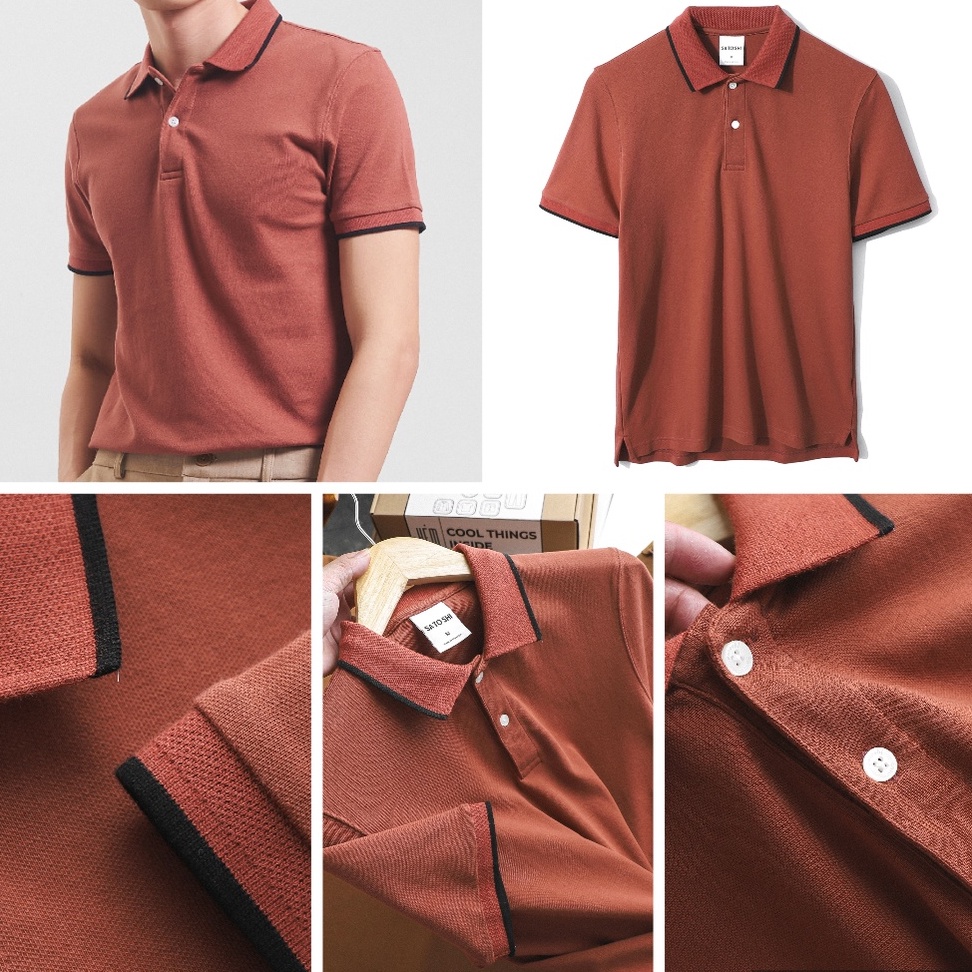 [Mã LTP50 giảm 50000 đơn 150000] Polo STS Diamond Pique tay ngắn viền vành cổ đơn giản SAPL54 | Hẻm Store | BigBuy360 - bigbuy360.vn
