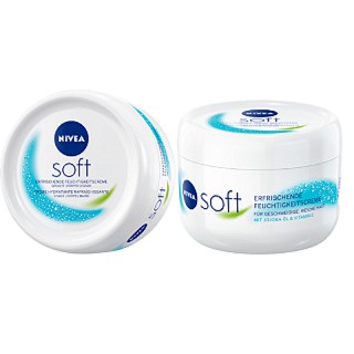 Kem dưỡng ẩm Nivea Soft Đức  giảm khô da viêm da tạo độ ẩm chống nẻ da mịn màng 200ml