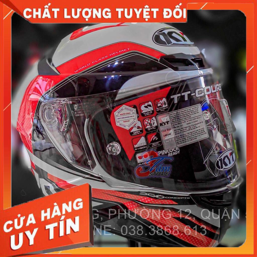 NÓN BẢO HIỂM FULL FACE KYT YSTT0003_MŨ BẢO HỘ YSTT HỌA TIẾT XANH ĐỎ CỰC NGẦU